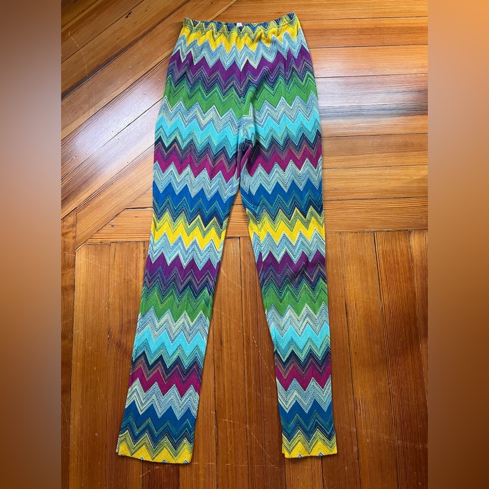 Missoni Multicolor Zigzag Knit Swim Coverup Pants